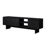 Hanah Home Soporte para TV Ravello Negro y Mármol